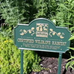 private garden and bird sanctuary